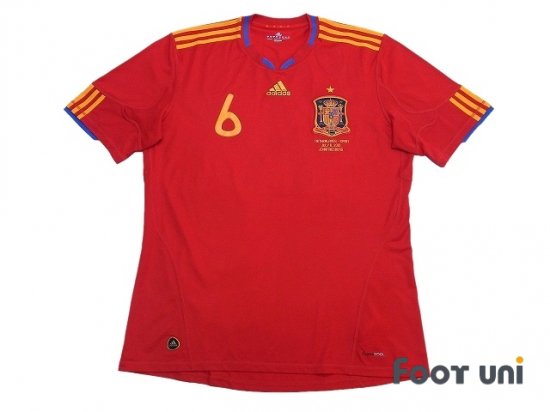 スペイン代表(Spain)2010 H ホーム #6 A.イニエスタ(Iniesta