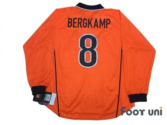 オランダ代表(Nederland)1998 H ホーム #8 ベルカンプ(Bergkamp 
