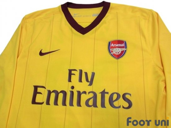 アーセナル(Arsenal)10-11 A アウェイ #23 アルシャビン(Arshavin)長袖 オフィシャルマーキング ナイキ Vintage  Soccer Jerseys Football Shirts - 買取｜全国通販【USEDサッカーユニフォーム専門店 Foot uni  フットユニ】古着｜ユーズド｜ヴィンテージ｜リサイクル｜football