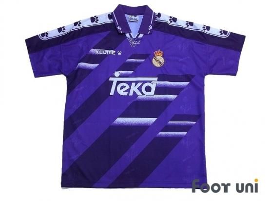 レアルマドリード Real Madrid 94 96 A アウェイ ケルメ 半袖 襟付き Vintage Soccer Jerseys Football Shirts 買取 全国通販 Usedサッカーユニフォーム専門店 Foot Uni フットユニ 古着 ユーズド ヴィンテージ リサイクル Football