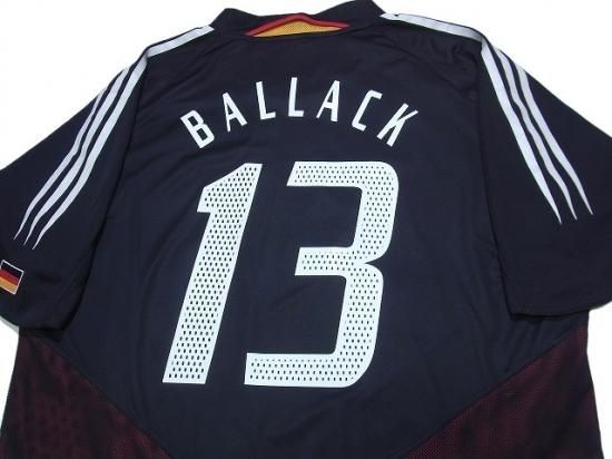 ドイツ代表(Germany)04 A #13 バラック(Ballack) - USEDサッカーユニフォーム専門店 Footuni フッットユニ