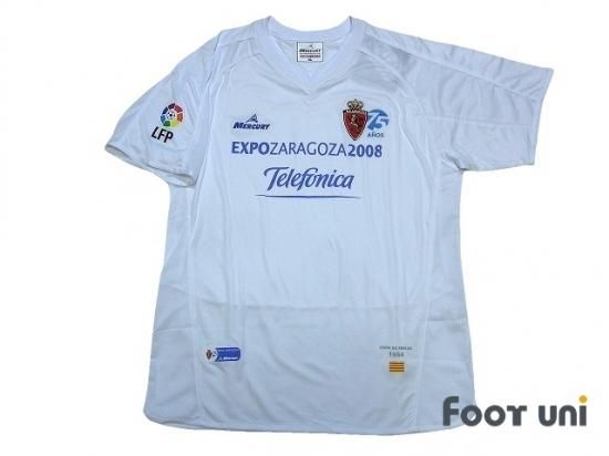 レアルサラゴサ Real Zaragoza 07 08 H 75周年 Usedサッカーユニフォーム専門店 Footuni フッットユニ