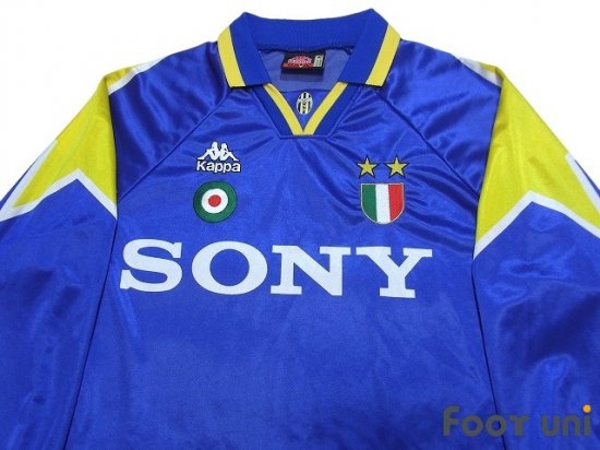 ユベントス(Juventus)95-96 A アウェイ 長袖 星柄 - USEDサッカー 