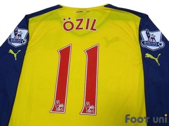 アーセナル(Arsenal)14-15 A #11 エジル(Ozil)長袖 - USED