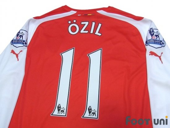 アーセナル(Arsenal)14-15 H #11 エジル(Ozil)長袖 - USEDサッカー