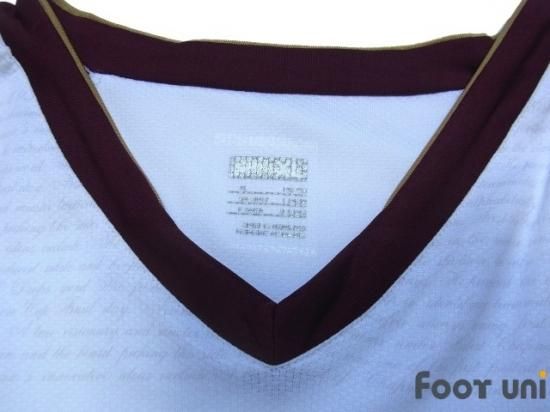 07/08 アーセナル アウェイ 長袖 #4 ファブレガス ユニフォーム アーセナル（A）08/09 選手支給 長袖 ファブレガス＃4 + EPL