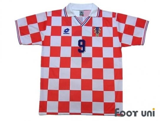 クロアチア代表(Croatia)95 Ｈ #9 シュケル(Suker) - USEDサッカー