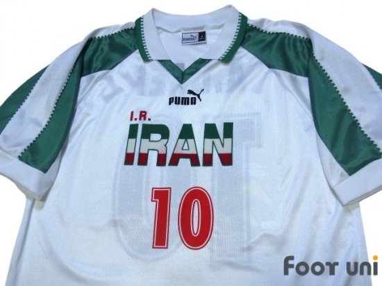 イラン代表 Iran 1998 H 10 アルダエイ Ali Daei Usedサッカーユニフォーム専門店 Footuni フッットユニ