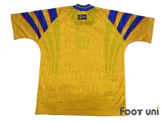 SWEDEN 1996 1998 SCHWARZ HOME SHIRT FOOTBALL SOCCER JERSEY