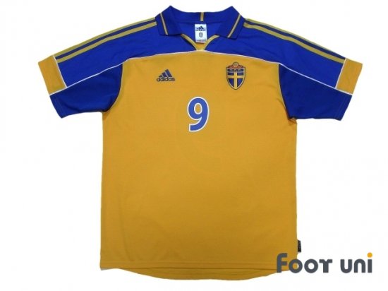 スウェーデン代表 Sweden 00 H 9 リュングベリ Ljungberg Usedサッカーユニフォーム専門店 Footuni フッットユニ