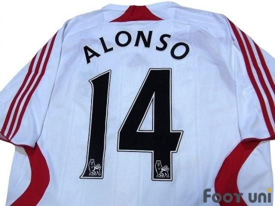 世界の リバプール(Liverpool)07-08 A #14 アロンソ(Alonso) - USED ウェア