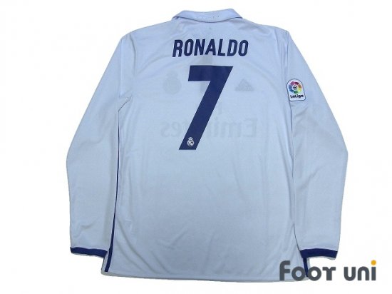 レアルマドリード(Real Madrid)16-17 H #7 ロナウド(Ronaldo) - USEDサッカーユニフォーム専門店 Footuni  フッットユニ