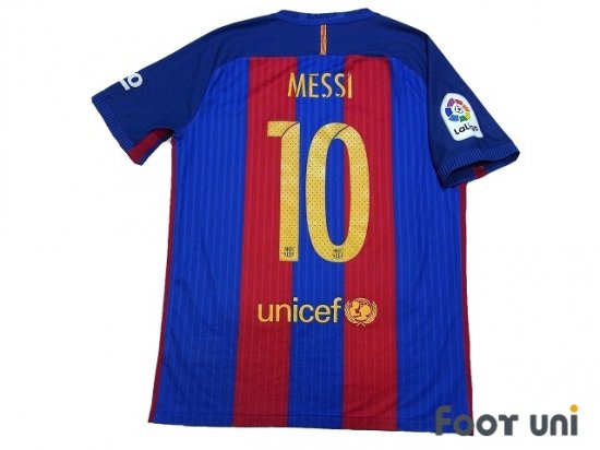 バルセロナ(Barcelona)16-17 H #10 メッシ(Messi) - USEDサッカー 