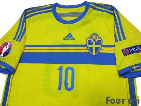 スウェーデン代表 Sweden 14 H 10 イブラヒモビッチ Ibrahimovic Usedサッカーユニフォーム専門店 Footuni フッットユニ