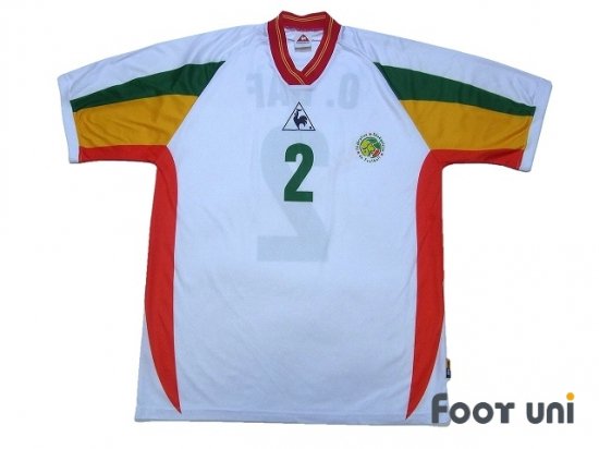 セネガル代表 Senegal 02 H 2 オマールダフ Omar Daf Usedサッカーユニフォーム専門店 Footuni フッットユニ