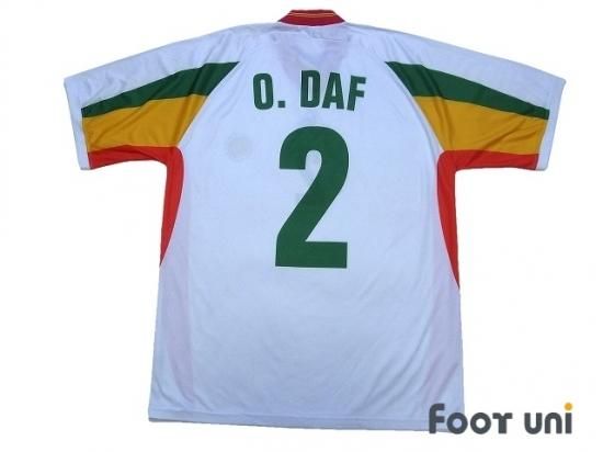 セネガル代表 Senegal 02 H 2 オマールダフ Omar Daf Usedサッカーユニフォーム専門店 Footuni フッットユニ セネガル代表 Senegal 02 H 2 オマールダフ Omar Daf Usedサッカーユニフォーム専門店 Footuni フッットユニ