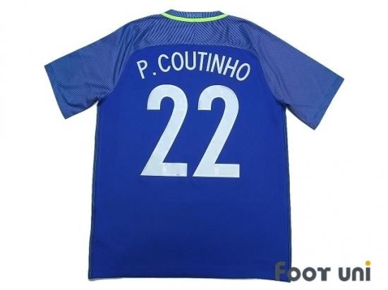 P.COUTINHO 22番 ブラジル代表シャツ P.COUTINHO 22番 ブラジル代表シャツ - メルカリ
