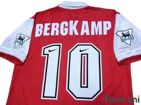 アーセナル(Arsenal)94-96 H #10 ベルカンプ(Bergkamp) - USEDサッカー