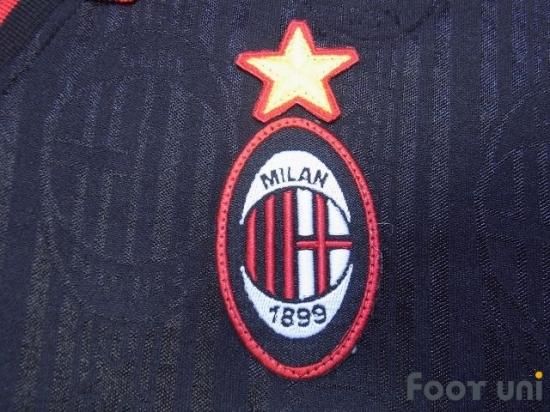 【超美品！3rdモデル】ACミラン/レオナルド/97-983rdモデル ACミラン/97-98/3RD #30 レオナルド カルチョパッチ付 - USEDサッカー