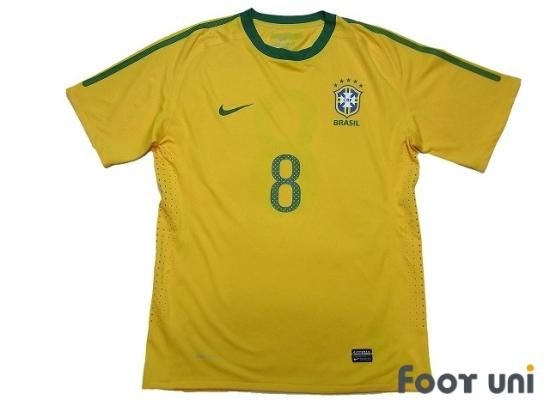 ブラジル代表 Brazil 2010 H ホーム 8 選手用 ナイキ Usedサッカーユニフォーム専門店 Footuni フッットユニ