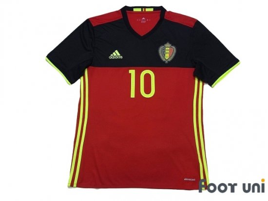 ベルギー代表 Belgium 16 H 10 E アザール Hazard Usedサッカーユニフォーム専門店 Footuni フッットユニ