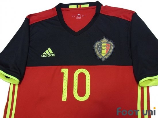 ベルギー代表 Belgium 16 H 10 E アザール Hazard Usedサッカーユニフォーム専門店 Footuni フッットユニ