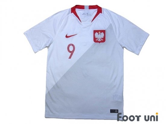 ポーランド代表 Poland 18 H 9 レバンドフスキ Lewandowski Usedサッカーユニフォーム専門店 Footuni フッットユニ