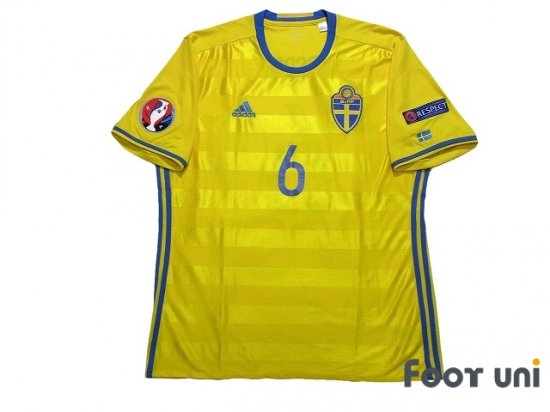 スウェーデン代表 Sweden 16 H 6 フォルスベリ Forsberg Usedサッカーユニフォーム専門店 Footuni フッットユニ