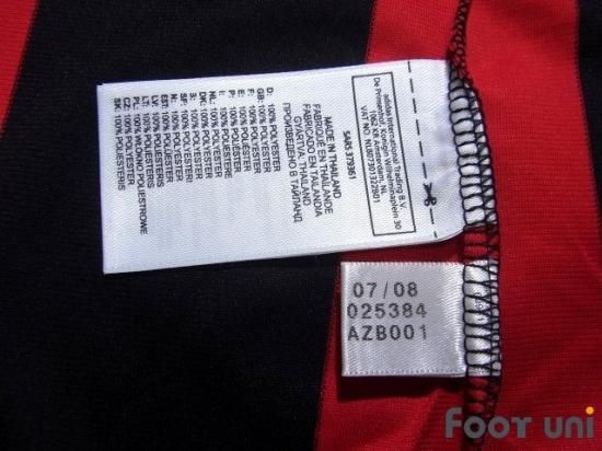 ACミラン 08/09 #22 カカ ユニフォーム adidas ACミラン 08/09 ユニフォーム サード 半袖 #22 カカ