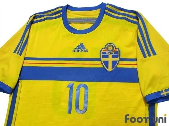 スウェーデン代表 Sweden 14 H 10 イブラヒモビッチ Ibrahimovic Usedサッカーユニフォーム専門店 Footuni フッットユニ