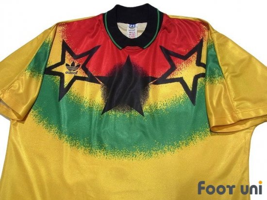 ガーナ代表(Ghana)93-94 H ホーム アディダス 半袖 襟付き - USED