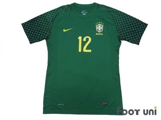 ブラジル代表 Brazil 10 キーパー 12 ゴメス Gomes 選手用 Usedサッカーユニフォーム専門店 Footuni フッットユニ