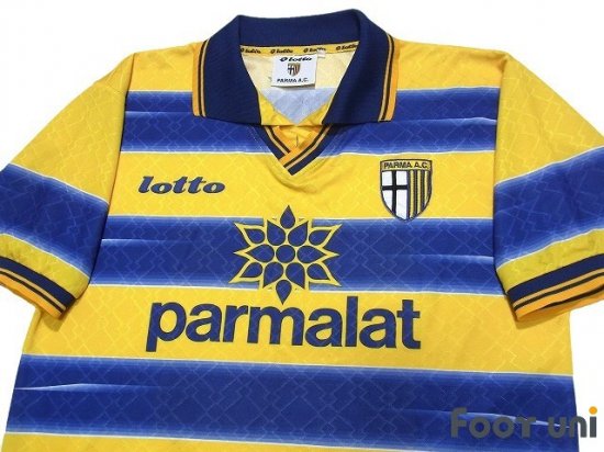 パルマ(Parma)1998-1999 H ホーム ロット 半袖 襟付き - USEDサッカーユニフォーム専門店 Footuni フッットユニ