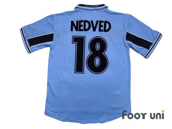 ラツィオ(S.S. Lazio)98-99 H ホーム #18 ネドベド(Nedved)プーマ 半袖 