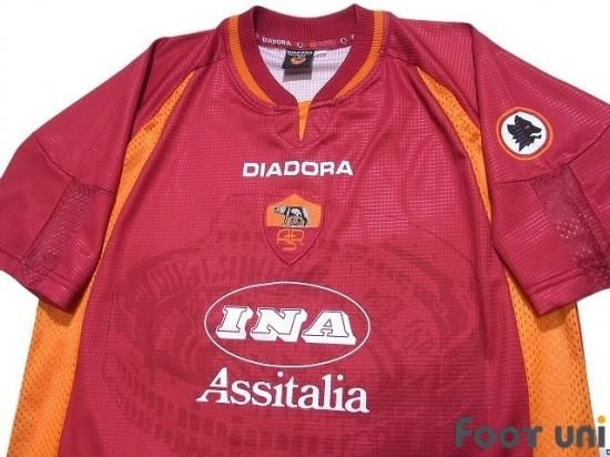ローマ 97 98 H 10 トッティ Usedサッカーユニフォーム専門店footuni ローマ 97 98 H 10 トッティ Usedサッカーユニフォーム専門店footuni