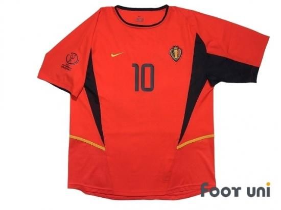 ベルギー代表 Belgium 02 H ホーム 10 ワレム Walem Usedサッカーユニフォーム専門店 Footuni フッットユニ