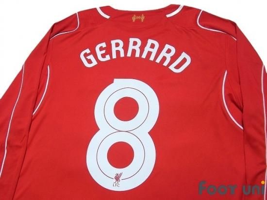 リバプール Liverpool 14 15 H 8 ジェラード Gerrard Usedサッカーユニフォーム専門店 Footuni フッットユニ