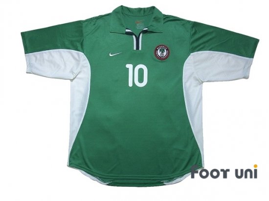 ナイジェリア代表 Nigeria 00 H ホーム 10 オコチャ Okocha Usedサッカーユニフォーム専門店 Footuni フッットユニ