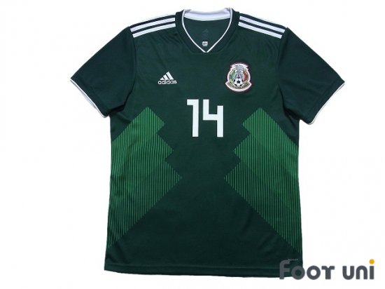 メキシコ代表 Mexico 18 H ホーム 14 ハビエル エルナンデス Javier Hernandez Usedサッカーユニフォーム専門店 Footuni フッットユニ