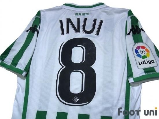 ベティス Real Betis 18 19 H ホーム 8 乾貴士 Inui Usedサッカーユニフォーム専門店 Footuni フッットユニ