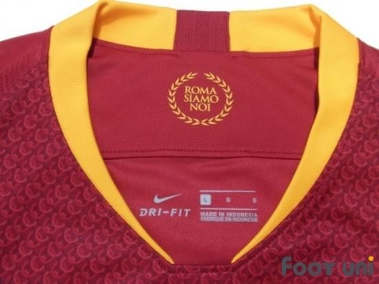 ローマ As Roma 18 19 H ホーム 紙タグ付 ナイキ 半袖 Usedサッカーユニフォーム専門店 Footuni フッットユニ