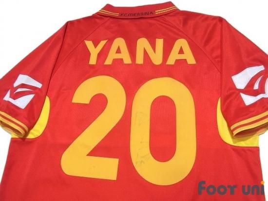 【サイン入り】メッシーナ　ユニフォーム 柳沢敦 #20　サッカーユニフォーム サイン入り】メッシーナ サッカーユニフォーム 柳沢敦 #20 鹿島