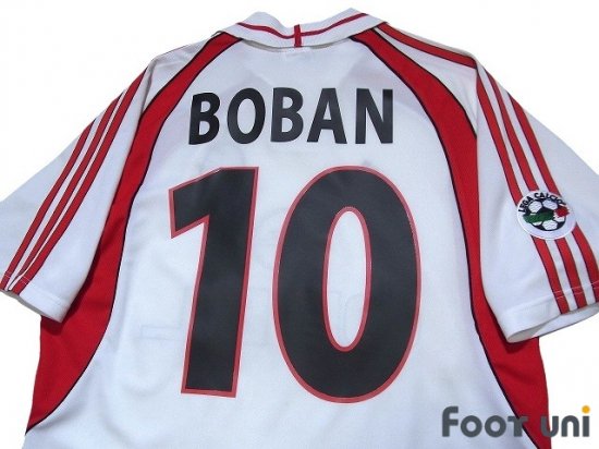 ACミラン(AC Milan)00-02 A アウェイ #10 ボバン(Boban) - USEDサッカーユニフォーム専門店 Footuni  フッットユニ