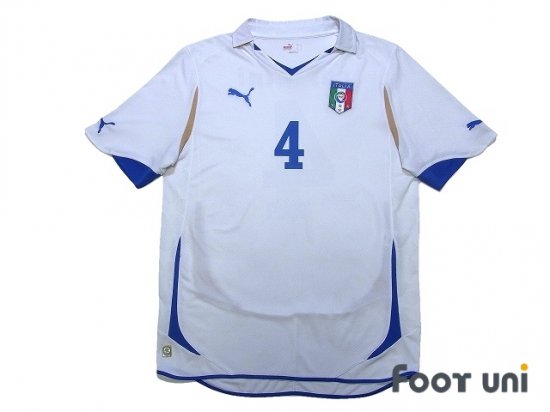 イタリア代表 Italy 10 A アウェイ 4 キエッリーニ Chiellini Usedサッカーユニフォーム専門店 Footuni フッットユニ