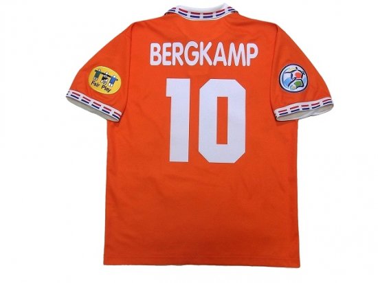 オランダ　サッカーユニフォーム　BERGKAMP