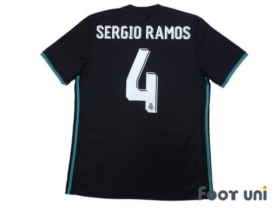 【現金特価】 レアルマドリード(Real Madrid)17-18 A アウェイ #4 セルヒオ 記念グッズ