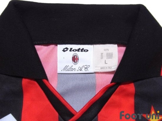 ACミラン(AC Milan)94-95 H ホーム OPEL ロット- USEDサッカーユニフォーム専門店 Footuni フッットユニ