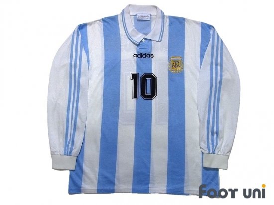 アルゼンチン/94/H #10 マラドーナ 長袖 - USEDサッカーユニフォーム 