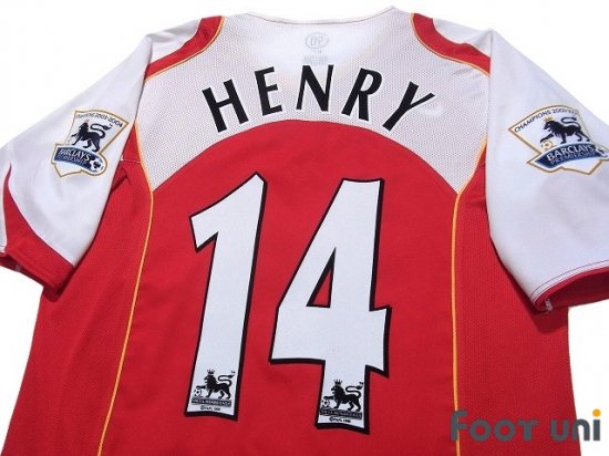 アーセナル(Arsenal)04-05 H ホーム #14 アンリ(Henry) - USEDサッカー 