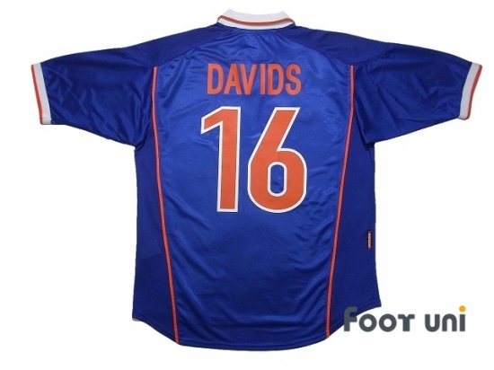 オランダ代表(Nederland)98 A アウェイ #16 ダービッツ(Davids